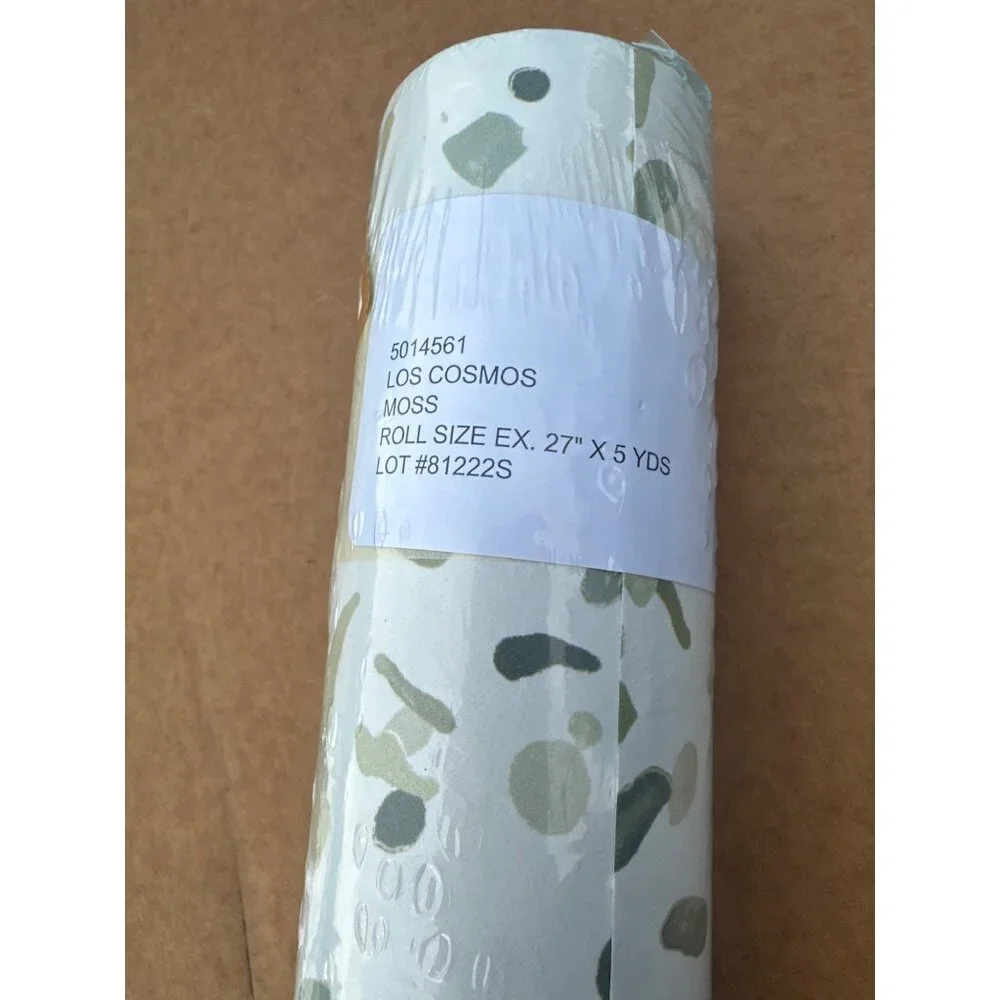 New Schumacher Backdrop X Schumacher Los Cosmos Moss Wallpaper Green Dots